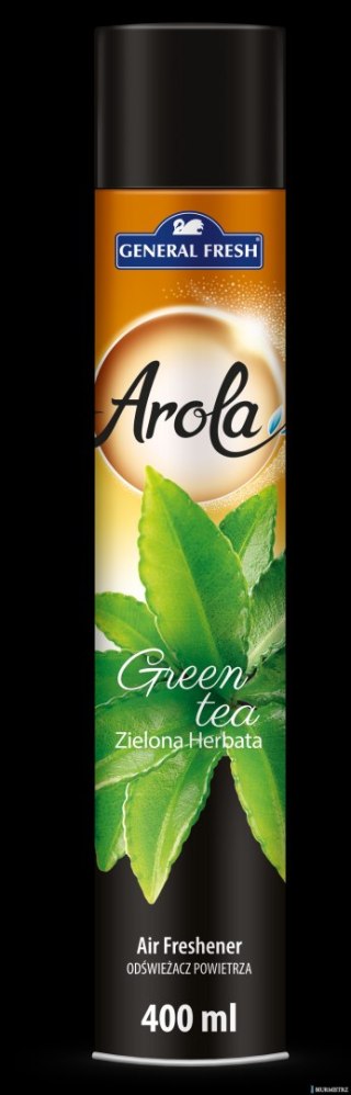 Odświeżacz powietrza AROLA Spray 400ml zielona HERBATA GENERAL FRESH 09042