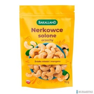 Orzechy nerkowca solone 70g BAKALLAND