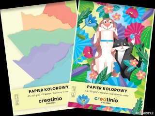 Papier kolorowy Top 2000 Creatinio A5 10 kartek 80 g 400176683