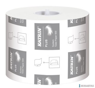 Papier toaletowy, duże rolki KATRIN PLUS System Toilet 3P, 968, opakowanie: 36 rolek