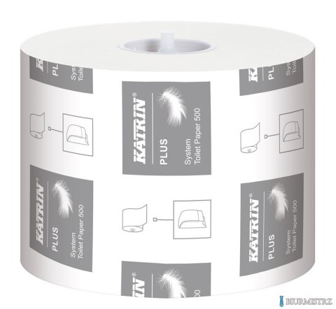 Papier toaletowy, duże rolki KATRIN PLUS System Toilet 3P, 968, opakowanie: 36 rolek