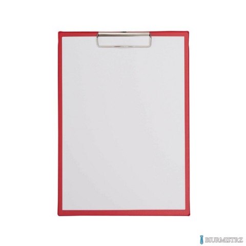 Podkładka Maul A4 z klipsem, powłoka plastikowa, czerwona (23352/25 ML)