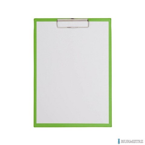 Podkładka Maul A4 z klipsem, powłoka plastikowa, jasnozielona (23352/54 ML)