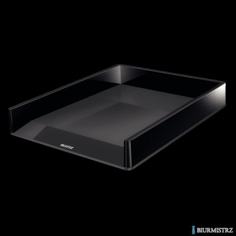 Półka na dokumenty LEITZ WOW dwukolorowa czarno-szara 53610095 .