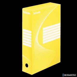 Pudełka archiwizacyjne ESSELTE BOXY 80mm żółte 128413