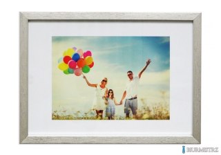 Ramka FOTO srebrna,szklana 210*297 KF16723 Q-CONNECT