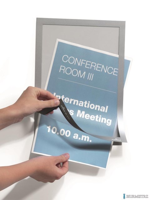 Ramki MAGAFRAME A4 srebrne (2sztuki) DURABLE 4872-23