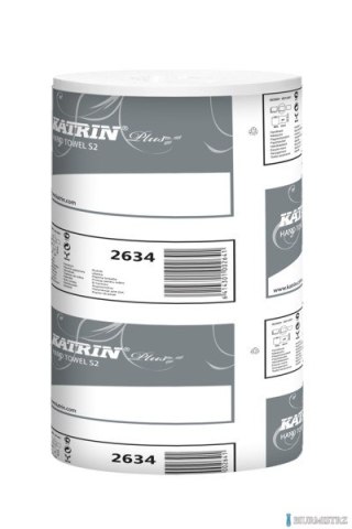Ręczniki w roli KATRIN PLUS (12 rolek) S2 2634/43400 super biały 60m