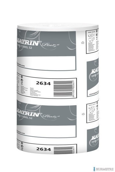 Ręczniki w roli KATRIN PLUS (12 rolek) S2 2634/43400 super biały 60m