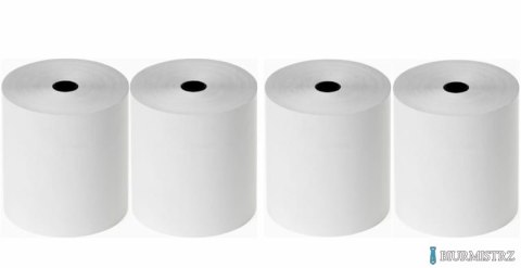 Rolki termiczne DOTTS 80mm x 80m (4szt) BPA FREE 80x80