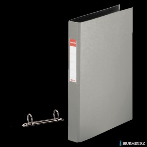 Segregator Esselte A4 z 2 kółkami, grzbiet 42 mm, szary, 14455