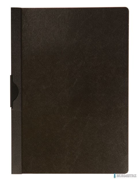 Skoroszyt Q-CONNECT z metalowym klipsem, PP, A4, 200/350mikr., czarny