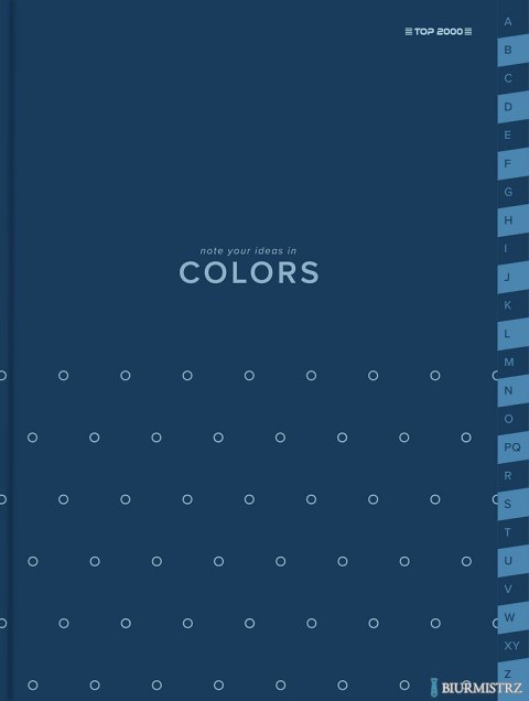 Skorowidz TOPCOLORS SZY TO A5 96K 70G kratka niebieski 400169234 Top 2000