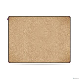 Tablica korkowa MEMOBE IDEA, rama aluminiowa EDGE, 120X90 CM MITC120090.00.60.51