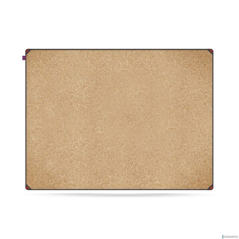 Tablica korkowa MEMOBE IDEA, rama aluminiowa EDGE, 120X90 CM MITC120090.00.60.51