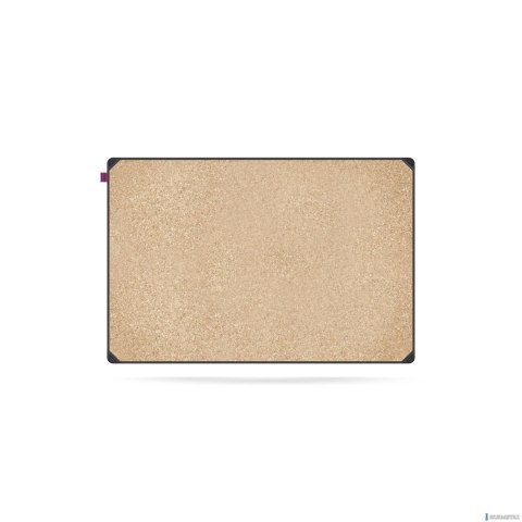 Tablica korkowa MEMOBE IDEA, rama aluminiowa EDGE, 90X60 CM MITC090060.00.60.51
