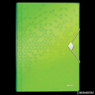 Teczka z 6 przegródkami PP Leitz WOW, zielona 45890054
