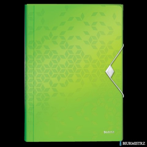 Teczka z 6 przegródkami PP Leitz WOW, zielona 45890054