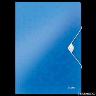 Teczka z gumką LEITZ WOW 15mm 150k A4 niebieska 45990036