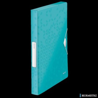 Teczka z gumką LEITZ WOW 30mm 250k A4 turkusowa 46290051