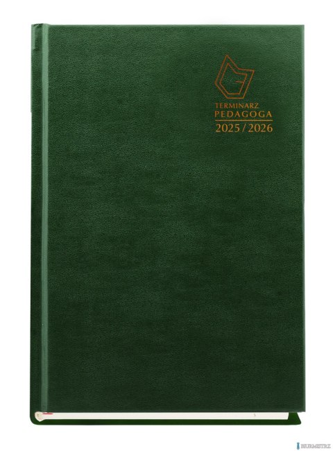 Terminarz PEDAGOGA 2025/2026 ZIELEŃ A5 T-150V-Z Michalczyk i Prokop