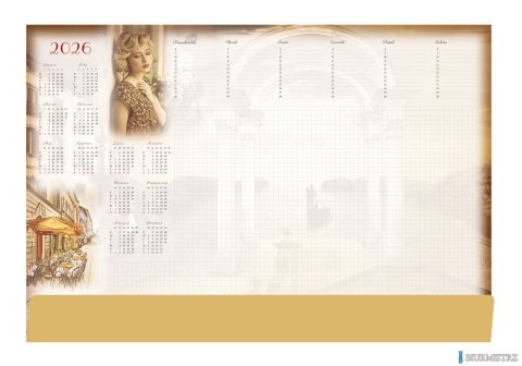 Terminarz-Planer B3 z listwą 2026 Kobieta Michalczyk i Prokop T-2-B3-2 kalendarz