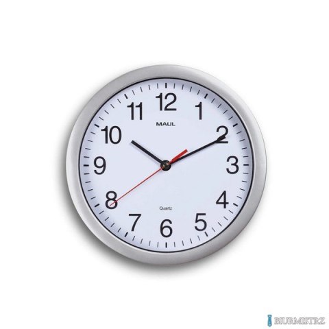 ZEGAR ŚCIENNY MAUL run 25 SREBRNY