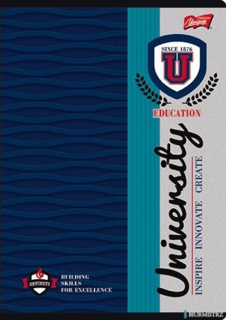 Zeszyt A4 80k kratka FOLIA laminowany UNIPAP