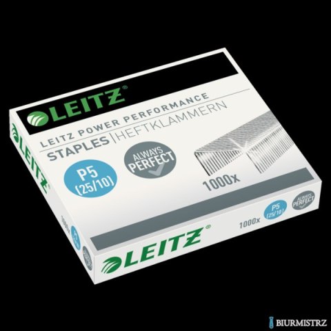 Zszywki Leitz galwanizowane, 25/10, 1000 szt., 55740000