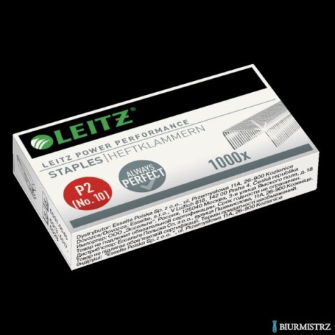 Zszywki Leitz galwanizowane, Nr. 10, 1000 szt., 55770000