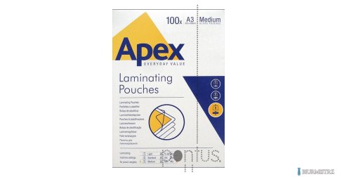 APEX folie do laminacji A3 MEDIUM op. 100szt. 6003401 FELLOWES SALE