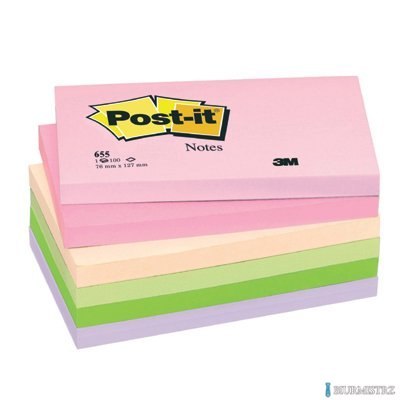 Bloczek 76*127 pal.KWIATOWA 655FL (12) POST-IT 3M