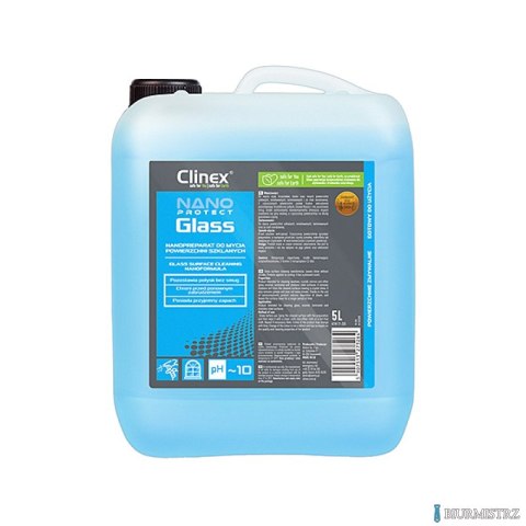 CLINEX Preparat Nano Protect Glass, do mycia szyb, 5l