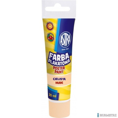Farba plakatowa Astra tuba 30 ml - cielista, 301120001