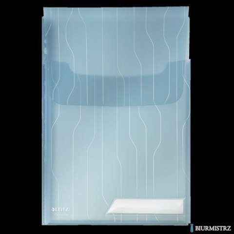 Folder Leitz Combifile, poszerzany, niebieski, folia 3 szt., 200 mic., 47270035 (X)