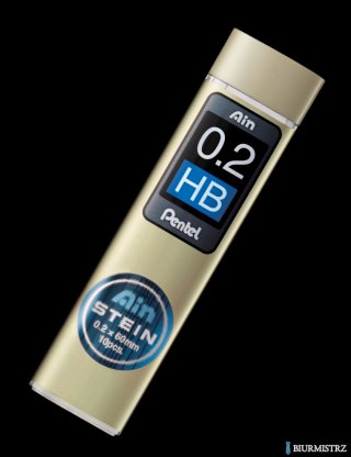 Grafity 0,2mm HB AIN STEIN PENTEL (10 grafitów) C272W-HB