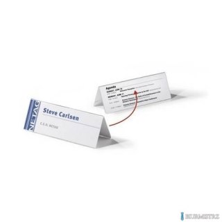 Identyfikator stołowy z akrylu 61/122x210 mm. Przezroczysty 803419 DURABLE