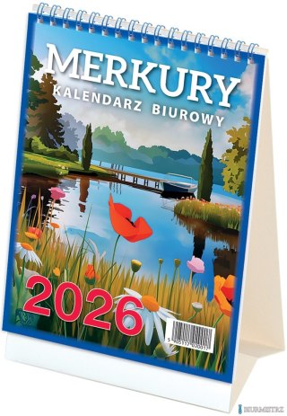 Kalendarz biurowy MERKURY 2026 (H5) TELEGRAPH