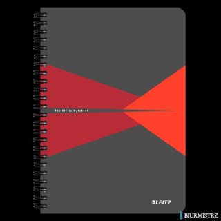 Kołonotatnik Office Card A5, w linie, czerwony Leitz , 44590025