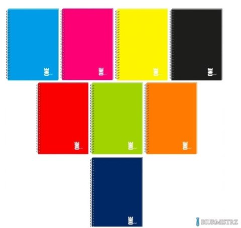 Kołozeszyt A4 80k kratka UV INTERDRUK *7126