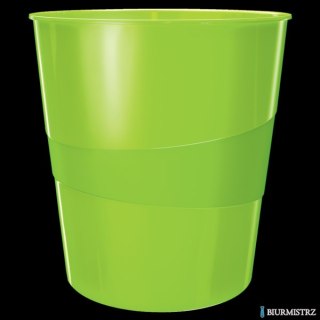 Kosz na śmieci 15L Leitz WOW, zielony 52781054