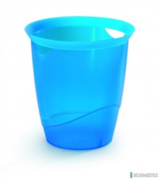 Kosz na śmieci 16l niebieski przezroczysty DURABLE 1701710540
