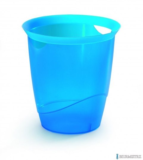 Kosz na śmieci 16l niebieski przezroczysty DURABLE 1701710540