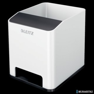 Kubek na długopisy Leitz WOW ze wzmacniaczem dźwięku, czarny 53631095