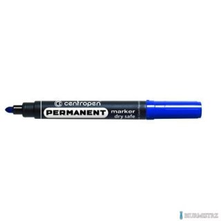 Marker 8510 niebieski okrągły DRY SAFE niewysychający CENTROPEN