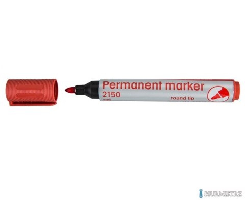 Marker permanentny 2150 czerwony 110166 D.RECT