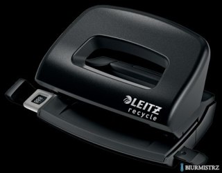 Mini dziurkacz Leitz NeXXt Recycle 10k, czarny 50100095