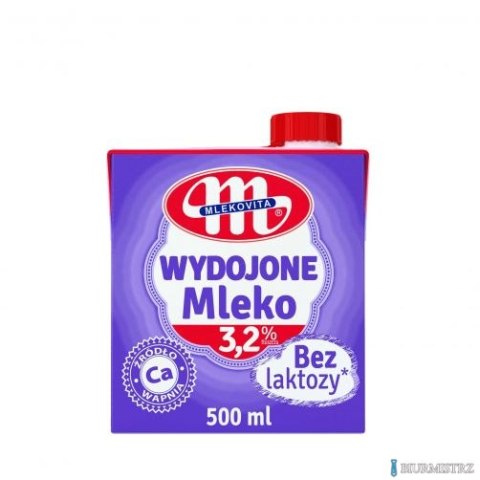 Mleko WYDOJONE UHT bez laktozy 3,2% 0.5l