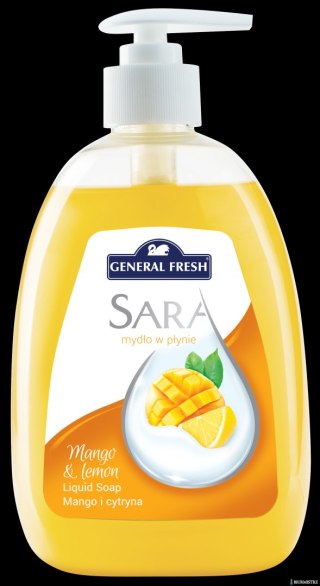 Mydło w płynie SARA 500ml MANGO i cytryna GENERAL FRESH 11021