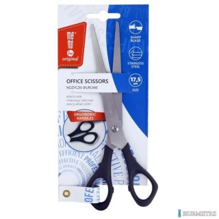 Nożyczki biurowe czarne MemoBe 17,5 cm MN102-00